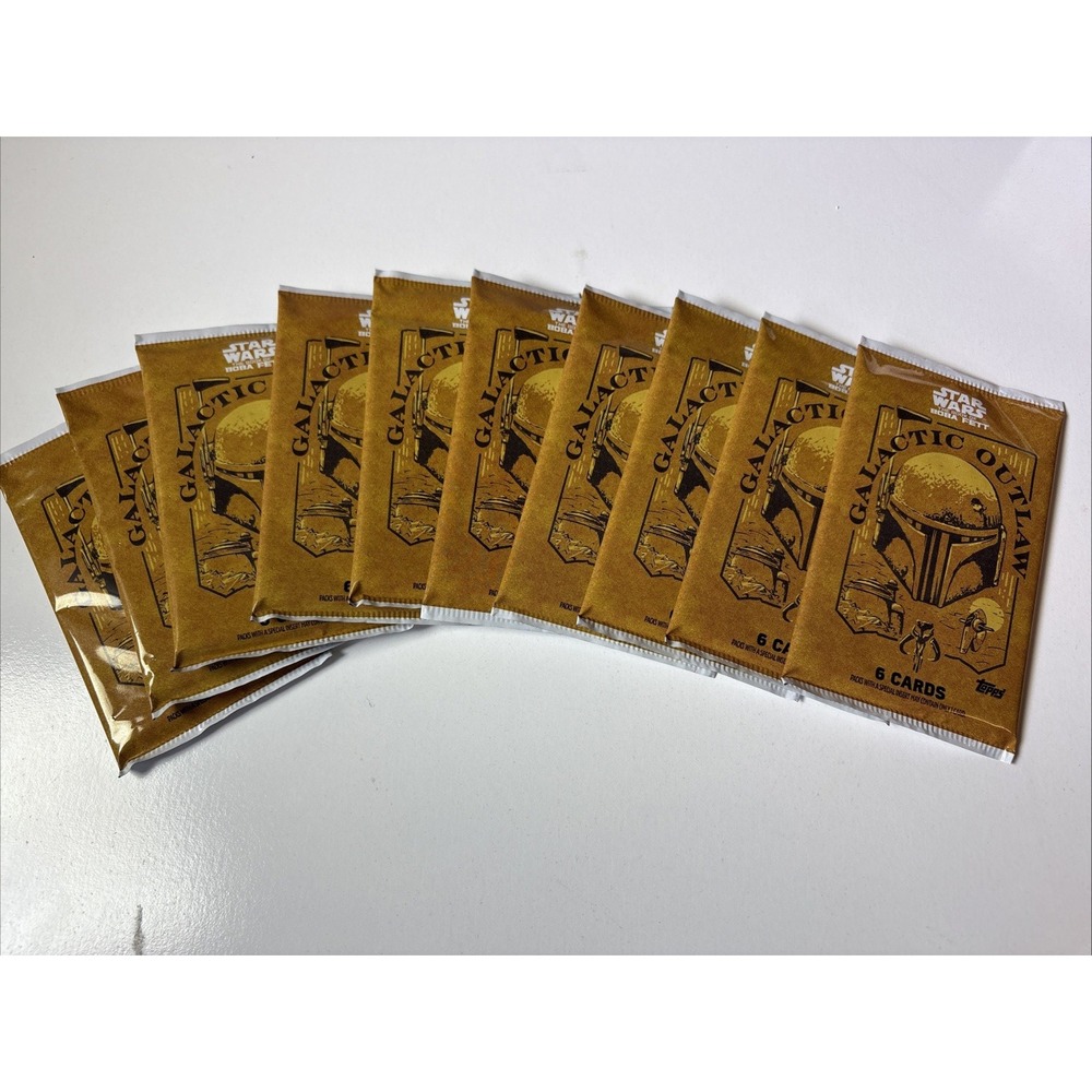2022 TOPPS STAR WARS THE BOOK OF BOBA FETT SEASON 1 - 10 PACKS (20F)